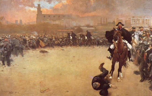 The Charge or Barcelona 1902, Ramon Casas i Carbo